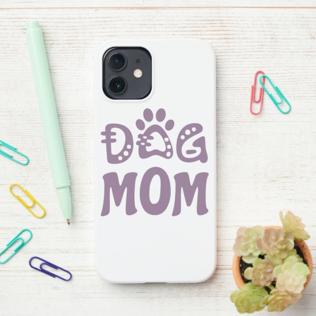 Dog Mum iPhone Case (On Desk)
