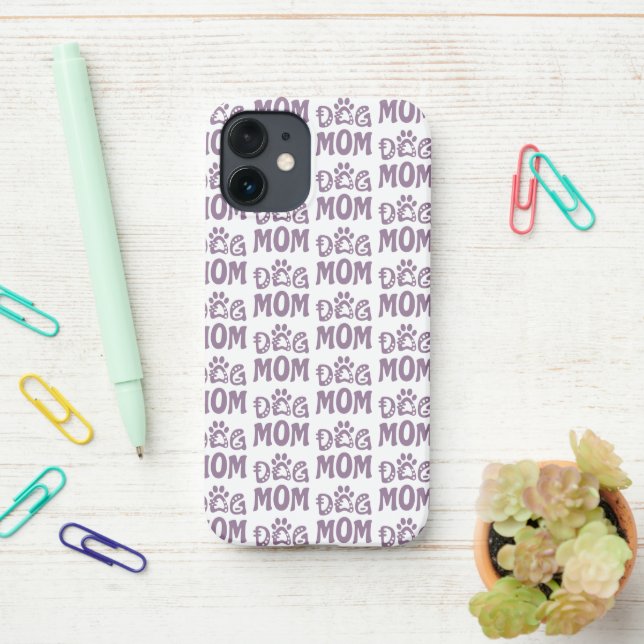 Dog Mum iPhone Case (On Desk)