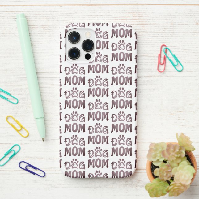 Dog Mum iPhone Case (On Desk)
