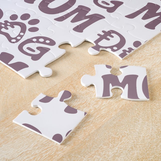 Dog Mum Jigsaw Puzzle (Side)