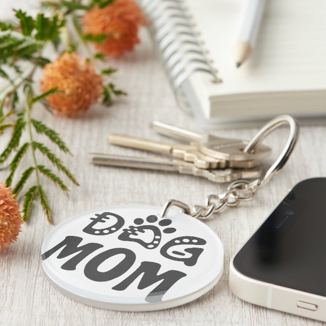 Dog Mum Key Ring (Front Right)