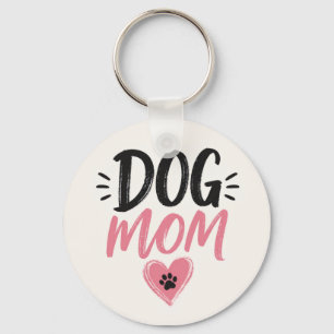 Dog mum key ring
