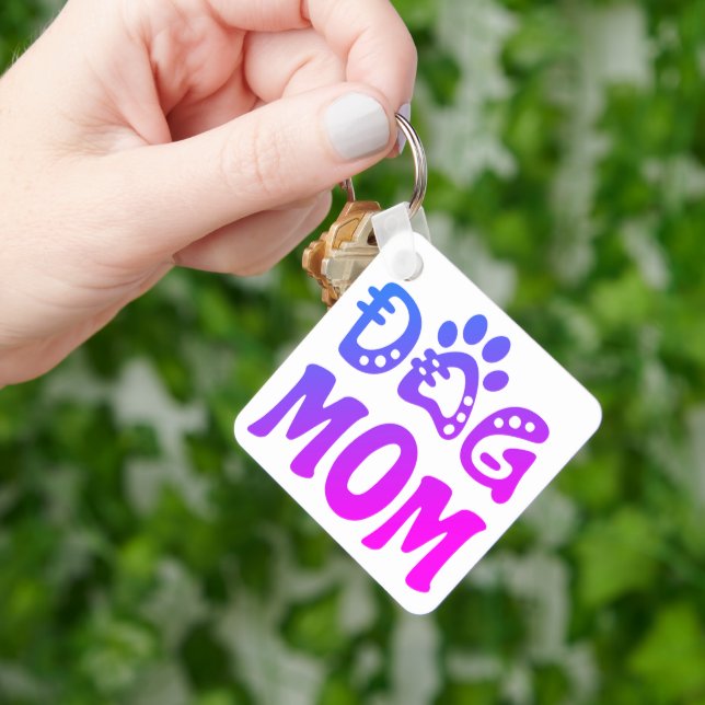 Dog Mum Key Ring (Hand)