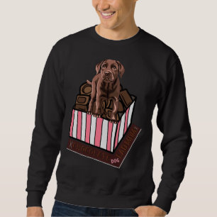 Dog Mum Lab Fitted Scoop Sweatshirt