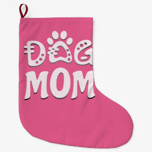 Dog Mum Large Christmas Stocking