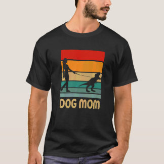 Dog Mum Life Dinosaur Dino Mama Women Mother's Day T-Shirt