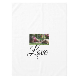 Dog mum love add name text pet name lovers tablecloth
