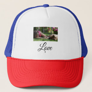 Dog mum love add name text pet name lovers trucker hat