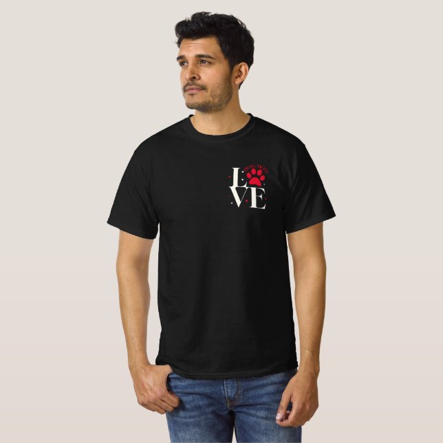 Dog mum love T-Shirt (Front Full)