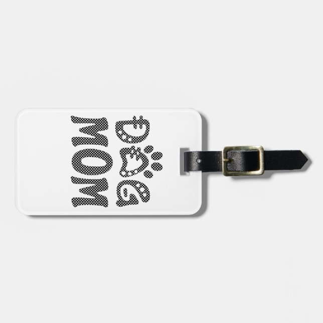 Dog Mum Luggage Tag (Front Horizontal)