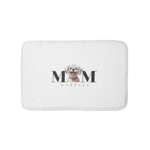 Dog Mum MALTESE Classic T-Shirt Bath Mat