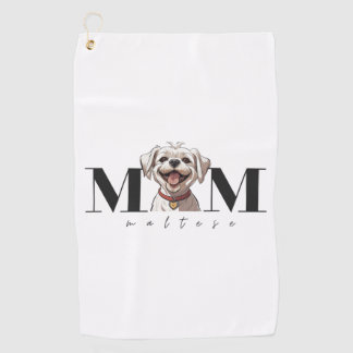 Dog Mum MALTESE Classic T-Shirt Golf Towel