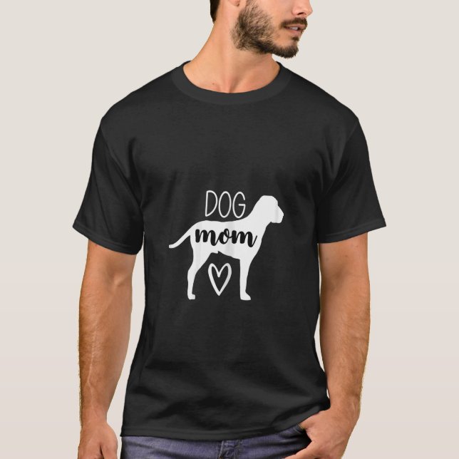 Dog Mum Mama Dog  Puppy Doggies Labrador Pet Paws  T-Shirt (Front)