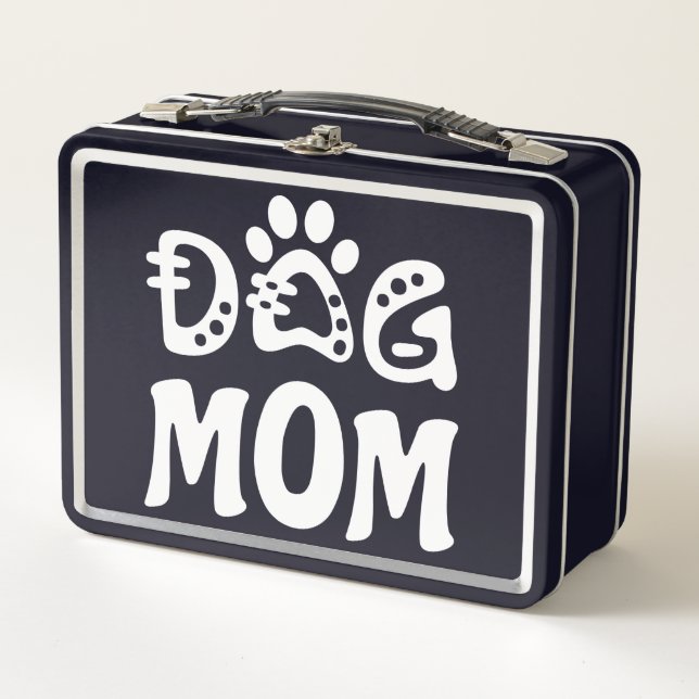 Dog Mum Metal Lunch Box (Front)