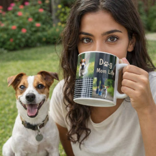 Dog Mum Mode ON Modern Pet Lover Design Coffee Mug