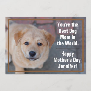 Dog Mum Mother's Day Card