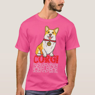Dog Mum Mother's Day Corgi Mum Graphic T-Shirt