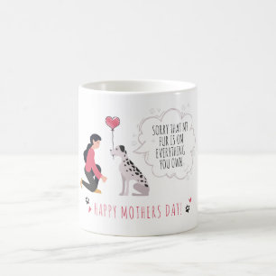 Dog Mum Mothers Day Paws Love Heart Coffee Mug
