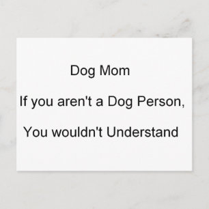 Dog Mum Mother's Day Postcard