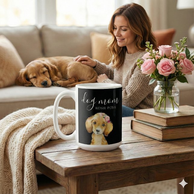 Dog Mum Mug (Celebrate a special dog mom with this cute personalized mug! )