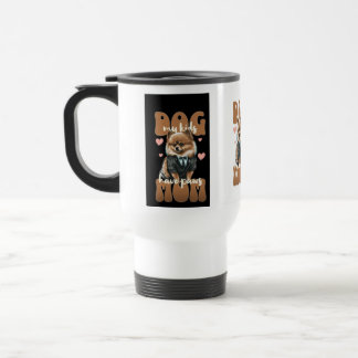 Dog Mum Mug – Coffee & Pup Silhouette – Pet Lover 