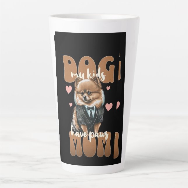 Dog Mum Mug – Custom Name Option – Coffee Cup Gift (Front)