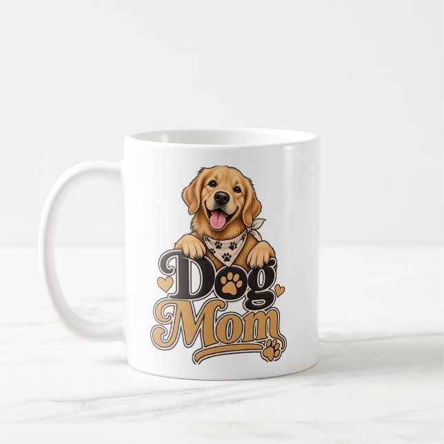 Dog Mum Mugs | Funny Gift | Dog Lovers (Left)