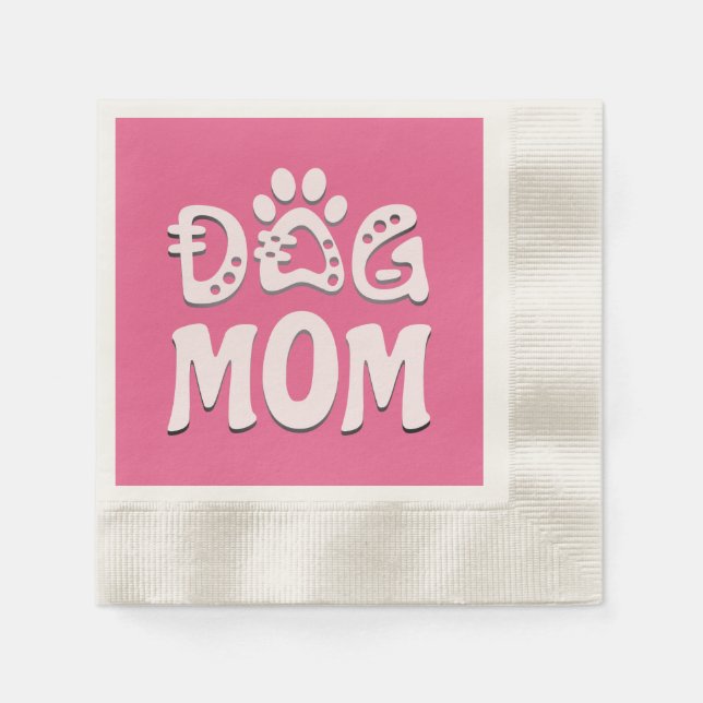 Dog Mum Napkin (Front)