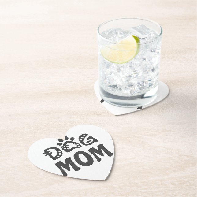 Dog Mum Paper Coaster (Insitu)