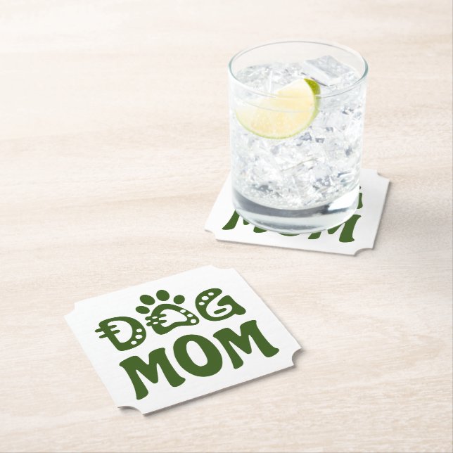 Dog Mum Paper Coaster (Insitu)