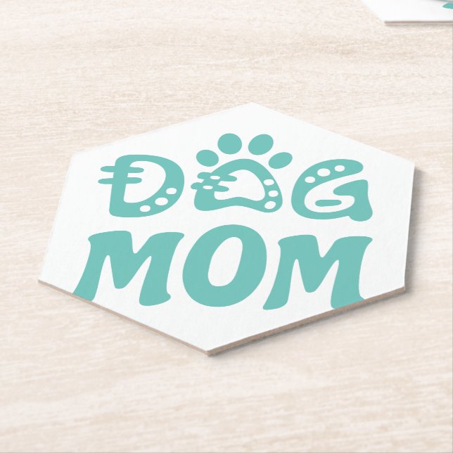 Dog Mum Paper Coaster (Angled)