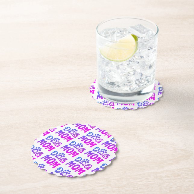 Dog Mum Paper Coaster (Insitu)