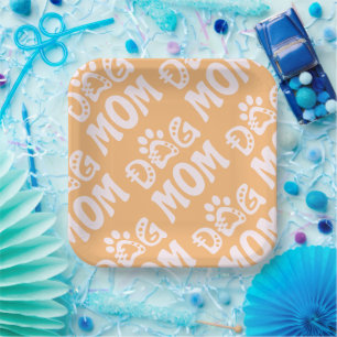 Dog Mum Paper Plate