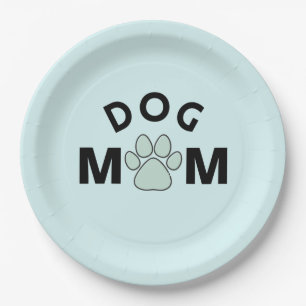 Dog Mum Paper Plate