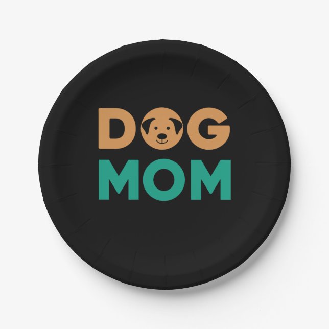 Dog Mum Paper Plate (Front)