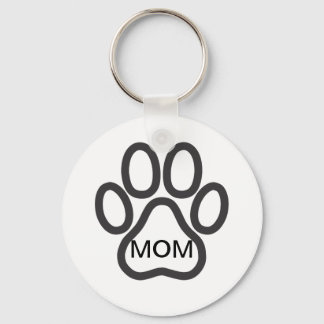 Dog Mum Paw Keychains