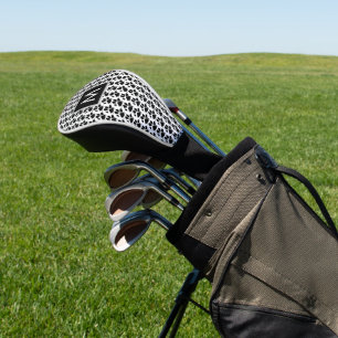 Dog Mum Paw Print Monogram Golf Head Cover