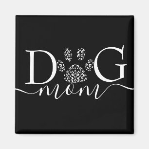 Dog Mum pawprint Magnet
