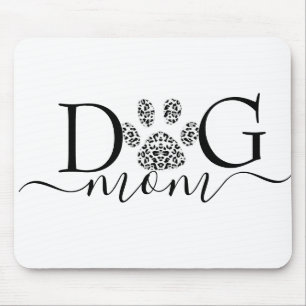 Dog Mum pawprint Mouse Mat