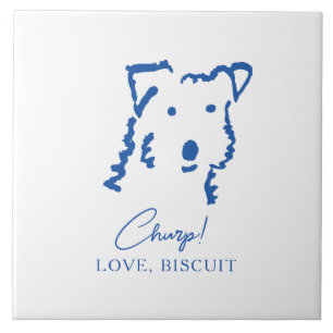 Dog Mum Personalised Fox Terrier Home Decor Tile