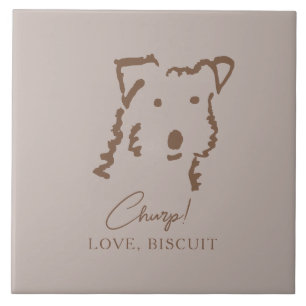 Dog Mum Personalised Fox Terrier Home Decor Tile