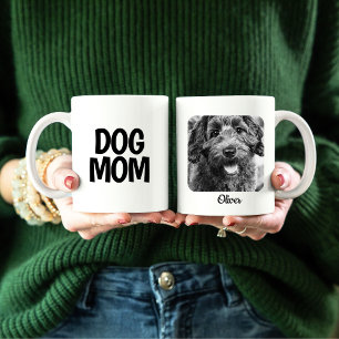 Dog Mum Photo Mug with Dogs Name