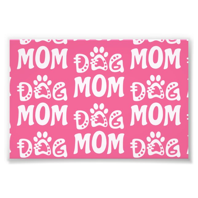 Dog Mum Photo Print (Front)