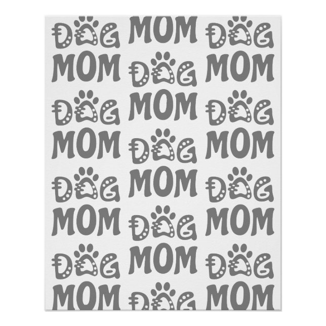 Dog Mum Poster (Front)