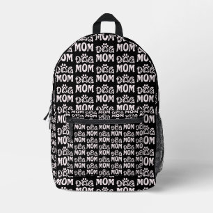 Dog Mum Printed Backpack