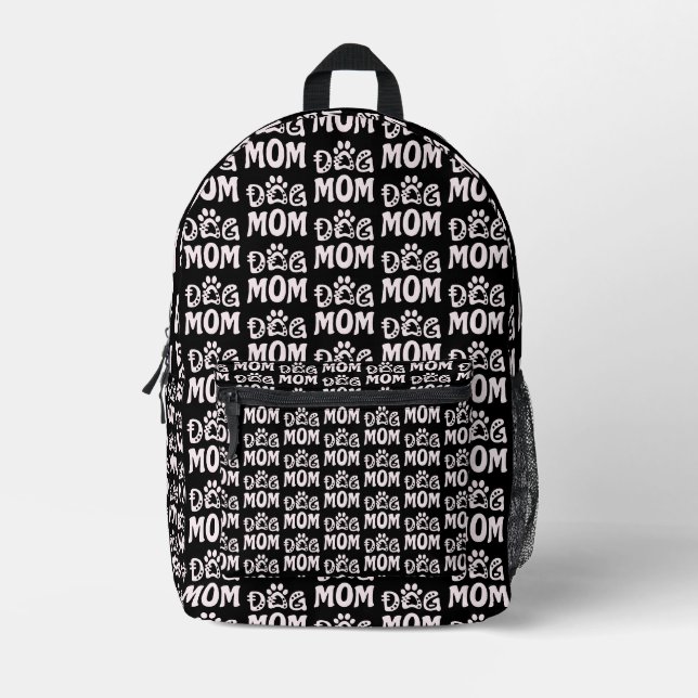 Dog Mum Printed Backpack (Front)
