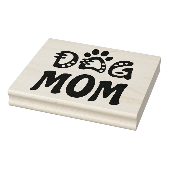 Dog Mum Rubber Stamp (Stamp)
