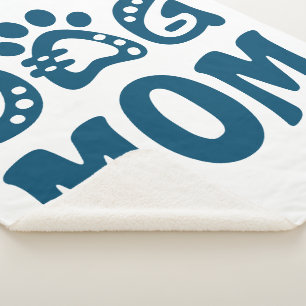 Dog Mum Sherpa Blanket