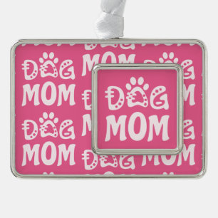 Dog Mum Silver Plated Framed Ornament