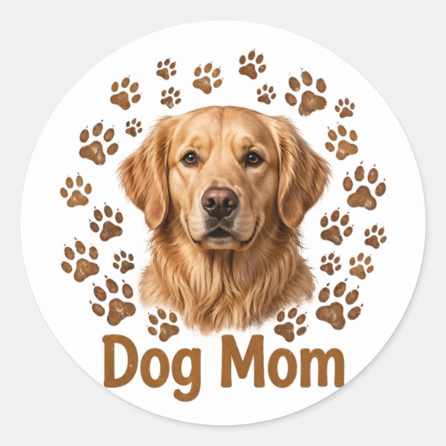 Dog Mum Sticker (Front)
